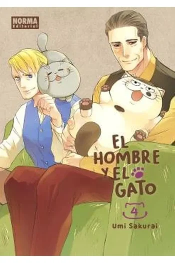 Portada del manga EL HOMBRE Y EL GATO 4 - Yakuza Manga
