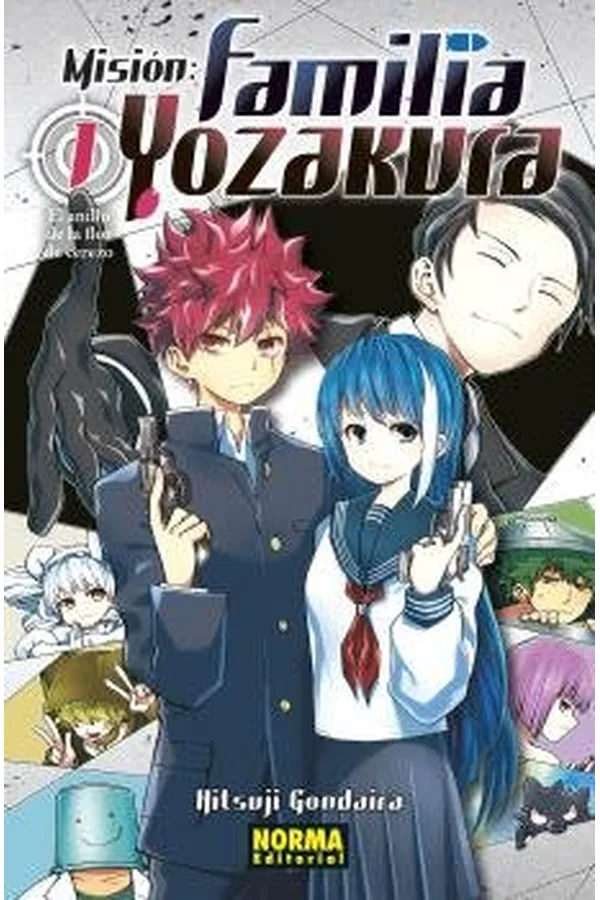 Portada del manga MISION FAMILIA YOZAKURA 1 EDICION PROMOCIONAL LIMITADA - Yakuza Manga