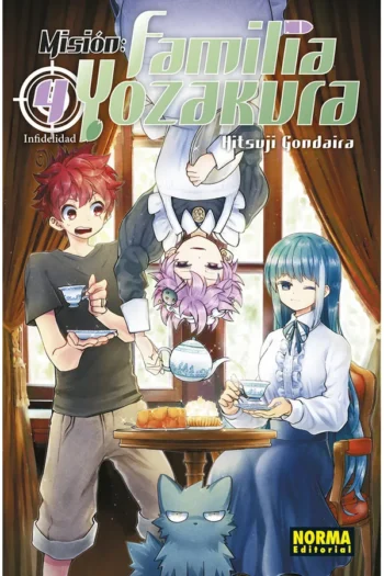 Portada del manga MISION FAMILIA YOZAKURA 4 - Yakuza Manga