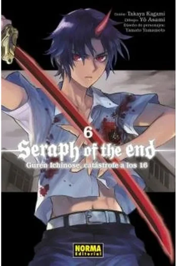 SERAPH OF THE END 6 GUREN ICHINOSE CATASTROFE A LOS DIECISE