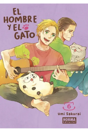 Portada del manga EL HOMBRE Y EL GATO 6 - Yakuza Manga