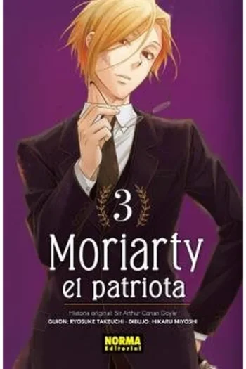 Portada del manga MORIARTY EL PATRIOTA 3 - Yakuza Manga