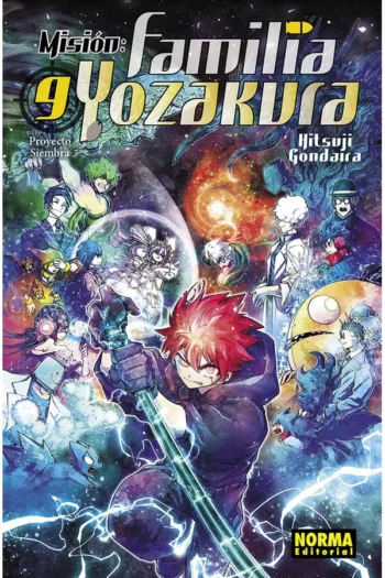 Portada del manga MISION FAMILIA YOZAKURA 9 - Yakuza Manga