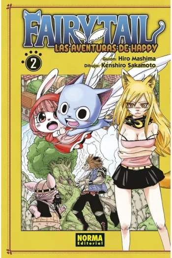 Portada del manga FAIRY TAIL LAS AVENTURAS DE HAPPY 2 - Yakuza Manga
