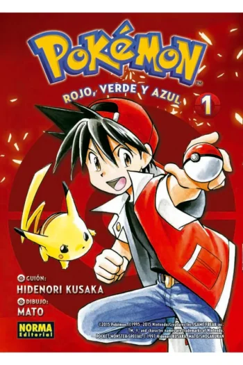 POKEMON 1 ROJO VERDE Y AZUL 1
