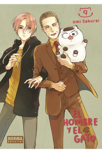 Portada del manga EL HOMBRE Y EL GATO 9 - Yakuza Manga