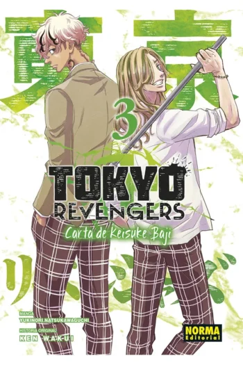 Portada del manga TOKYO REVENGERS CARTA DE KEISUKE BAJI 3 - Yakuza Manga