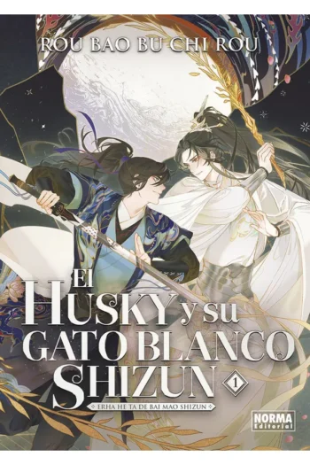 Portada del manga EL HUSKY Y SU GATO BLANCO SHIZUN 1 NOVELA - Yakuza Manga