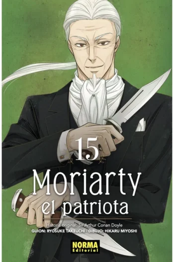 Portada del manga MORIARTY EL PATRIOTA 15 - Yakuza Manga