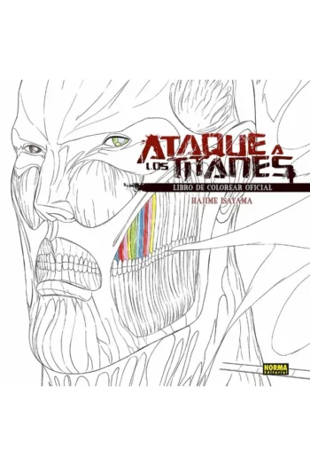 ATAQUE A LOS TITANES LIBRO DE COLOREAR OFICIAL 2