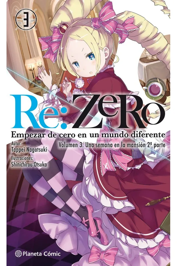 Portada del manga RE ZERO 3 (NOVELA) - Yakuza Manga