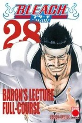 Portada del manga BLEACH BESTSELLER 28 BARON'S LECTURE FULL-COURSE - Yakuza Manga