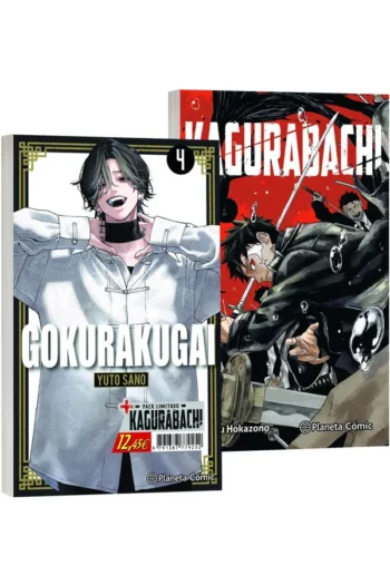 Portada del manga GOKURAKUGAI 4 Y KAGURABACHI 1 PACK ESPECIAL - Yakuza Manga