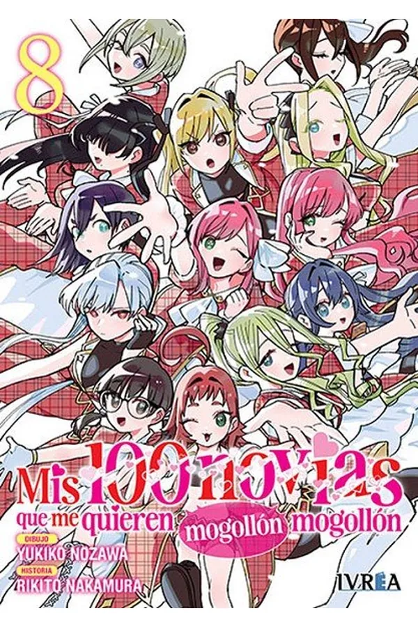 Portada del manga MIS 100 NOVIAS 8 QUE ME QUIEREN MOGOLLÓN MOGOLLÓN - Yakuza Manga