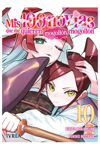 Portada del manga MIS 100 NOVIAS 10 QUE ME QUIEREN MOGOLLÓN MOGOLLÓN - Yakuza Manga