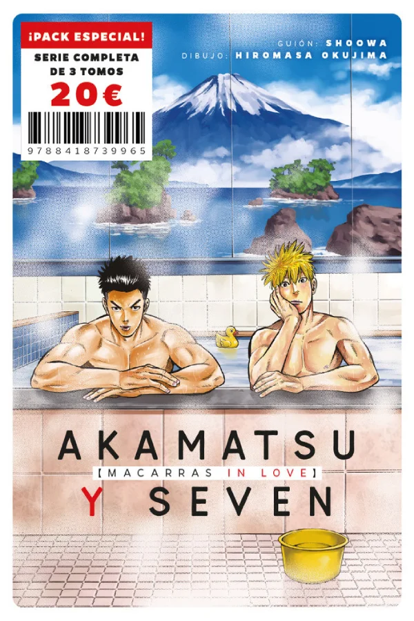 Portada del manga AKAMATSU Y SEVEN MACARRAS IN LOVE PACK - Yakuza Manga