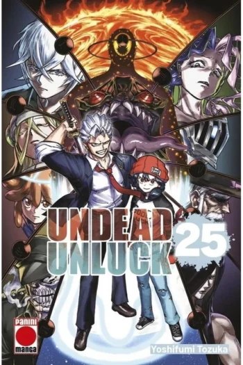 Portada del manga Undead Unluck 25 - Yakuza Manga
