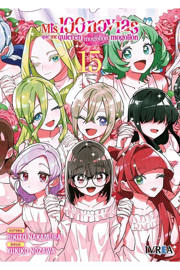 Portada del manga Mis 100 novias que me quieren mogollón mogollón 15 - Yakuza Manga