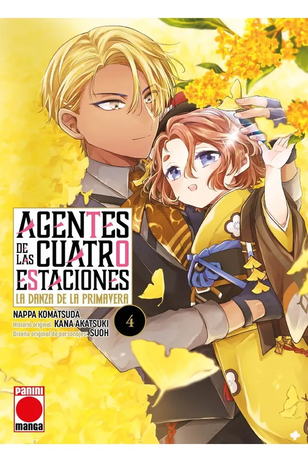 Portada del manga Agentes de las cuatro estaciones: La danza de la primavera 4 - Yakuza Manga