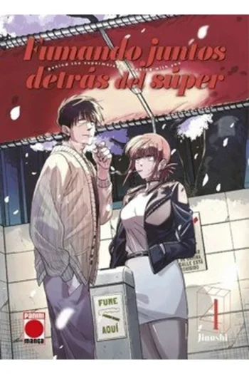 Portada del manga Fumando juntos detrás del súper 4 - Yakuza Manga