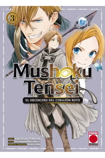 Portada del manga Mushoku Tensei: El hechicero del corazón roto 3 - Yakuza Manga