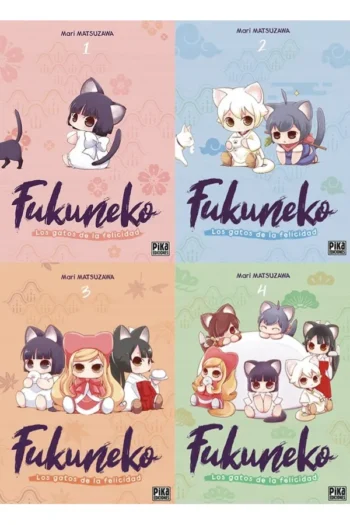Portada del manga Fukuneko. Los gatos de la felicidad - Pack Serie Completa - Yakuza Manga