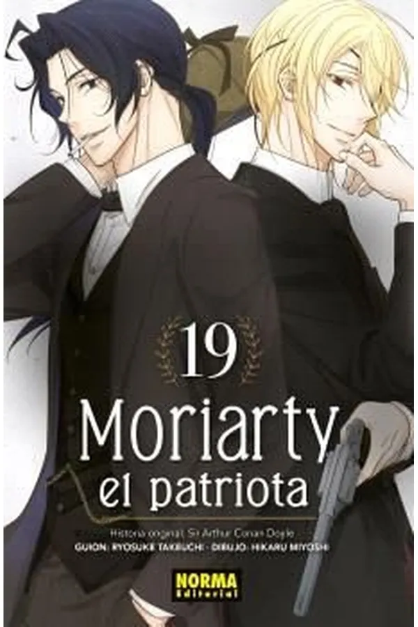Portada del manga Moriarty, el patriota 19 - Yakuza Manga