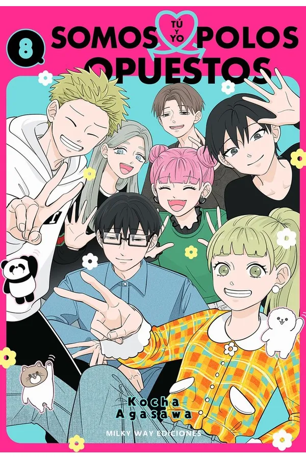 Portada del manga Tú y yo somos polos opuestos 8 - Yakuza Manga